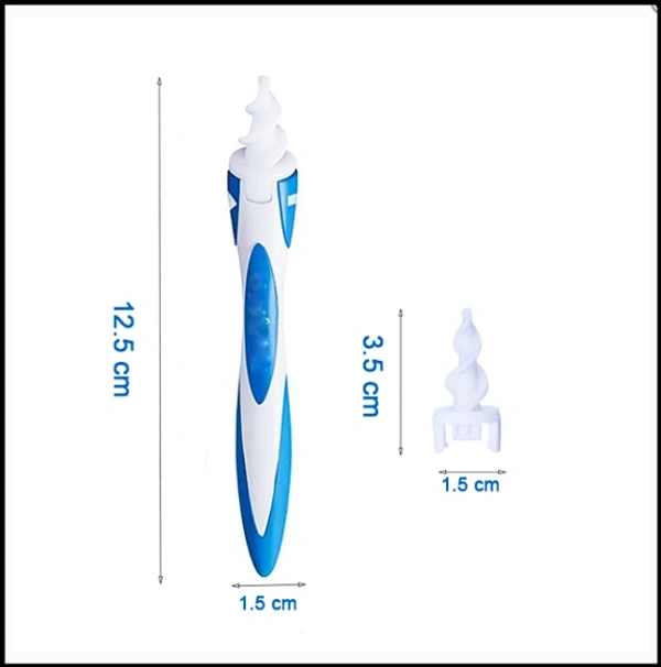 Smart Swab Silicone Easy Earwax Removal with 16 Replacement Disposable Soft Tips/Ear Wax..
